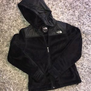 Women’s XS Fleece NorthFace hooded zip up